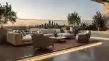 Modern Luxury Terrace with City View
