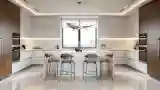 Minimalist Kitchen with Marble