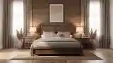 Wood-Infused Bedroom with Natural Textures