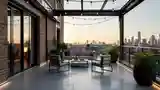 Luxury Industrial Terrace Oasis