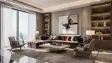 Glamour Living Room with Marble