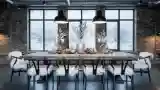 Industrial Dining Room Elegance