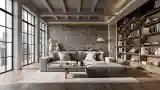 Loft z betonu i cegły