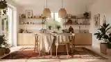 Jedzenie w eleganckim wnętrzu