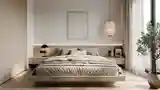 Japandi Bedroom with Wood and Light