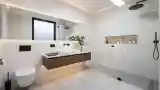 Minimalist Bathroom with Luxurious Textures