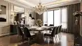 Golden Dining Room Elegance