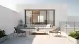Minimalist Terrace Lounge