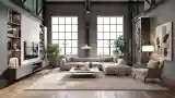 Industrial Loft Living Room