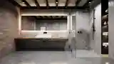 Industrial Luxury Bathroom
