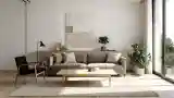Japandi salon w elegancji minimalistycznej
