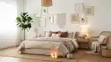 Cozy Bedroom with Natural Textures