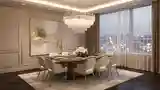 Elegancki Salon Jadalny z Krystalikami