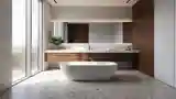 Mid-Century Modern Luxury Bathroom