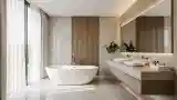 Białe Marmurowe Sypialnia