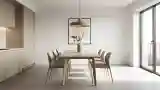 Minimalistna Sala Jadalnia