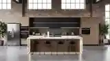 Loft Kuchnia Z Cegły I Marmuru