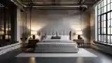 Luxurious Industrial Bedroom
