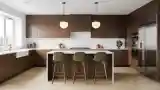 Kuchnia Modernistyczna z Drewnem
