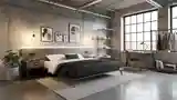 Schronienie Industrialne z Ciemnymi Tonami
