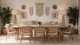 Elegancka Jadalnia w Stylu Bohemian