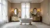 Classic Bath in Gold Accents