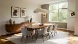 Refined Mid Century Modern Dining Room