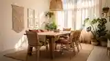 Elegancka Jadalnia w Stylu Boho