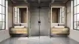 Minimalist Concrete Bathroom