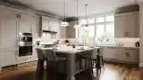Elegant Kitchen in Marble Tone