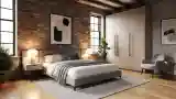 Exposed Beams, Warm Brick Wall