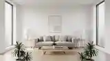 Świetlisty salon minimalistyczny