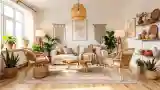Elegant Bohemian Living Room