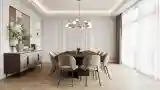 Wesele w eleganckim salonie jadalnianym