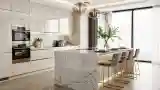 Kuchnia Glamour z Marmurem