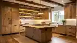 Rustic Kitchen with Wood Accents