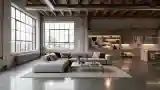 Łazienka loftowa w stylu industrialnym