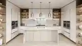 Minimalist Kitchen with Marble