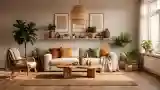 Elegant Bohemian Living Room