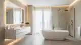 Marble Elegance with Ambient Light