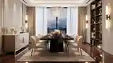 Glamorous Dining Room with Crystal Chandelier
