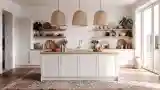 Rustic Kitchen with Warm Light