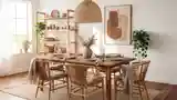 Jadalnia w stylu boho
