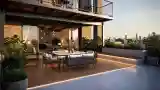High Loft Terrace with Urban Views