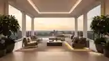 Modern Classic Terrasa z Kolumnami