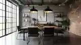 Industrial Dining Room Elegance