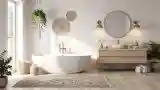 Minimalist Bathroom with Luxurious Textures