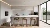 Minimalistna Kuchnia z Wysoką Prestiżowością