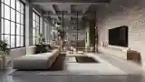 Industrial Loft Living Room