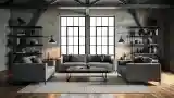 Industrial Elegance in Living Space